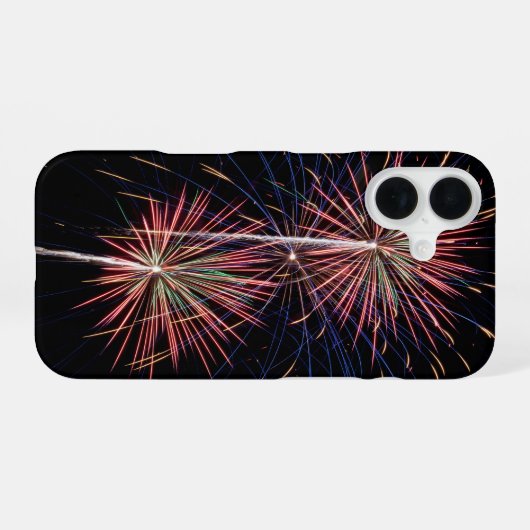 Coque iPhone 16 Fireworks 1 (Verso Horizontal)