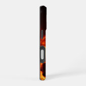 Coque iPhone 16 Flames rouges (Côté droit)