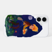 Coque iPhone 16 Flamme de feu (Verso Horizontal)