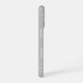 Coque iPhone 16 Flamme gris argenté (Côté droit)