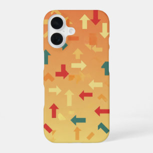 Coque iPhone 16 Flèches Rétro Pixel