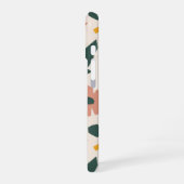 Coque iPhone 16 Fleur abstraite Rétro Bloom (Côté gauche)