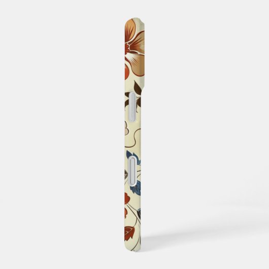 Coque iPhone 16 Fleur Boho (Côté droit)