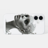 Coque iPhone 16 Fleur Brisée (Verso Horizontal)