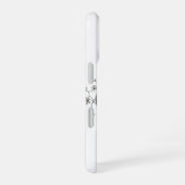 Coque iPhone 16 Fleur Brisée (Côté droit)