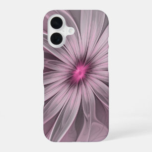Coque iPhone 16 Fleur de fantaisie Abstraite Fleur de prunier Art