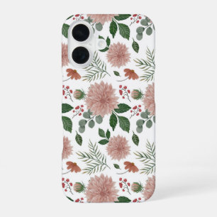 Coque iPhone 16 Fleur Florale de Feuille d'Eucalyptus Aquarelle