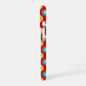 Coque iPhone 16 Fleur Pop Power (Côté gauche)