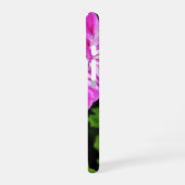 Coque iPhone 16 Fleur rose - (Côté gauche)