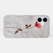 Coque iPhone 16 Fleur sauvage minimaliste (Verso Horizontal)