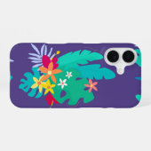 Coque iPhone 16 Fleur Tropicale (Verso Horizontal)