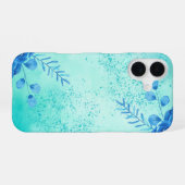 Coque iPhone 16 Fleurs aquarelles cerises (Verso Horizontal)
