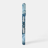 Coque iPhone 16 Fleurs Bleues & Nuages (Côté droit)