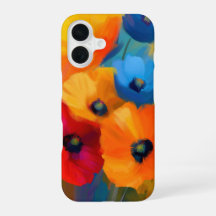 Fleurs colorées et dramatiques