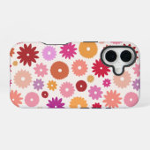 Coque iPhone 16 Fleurs Colorées Grand Motif (Verso Horizontal)