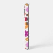 Coque iPhone 16 Fleurs Colorées Grand Motif (Côté gauche)
