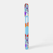 Coque iPhone 16 Fleurs de cœur (Côté gauche)