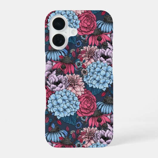 Coque iPhone 16 Fleurs de jardin (Verso)
