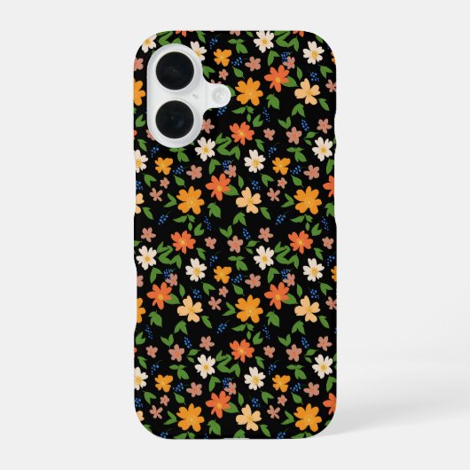 Coque iPhone 16 Fleurs de printemps (Verso)