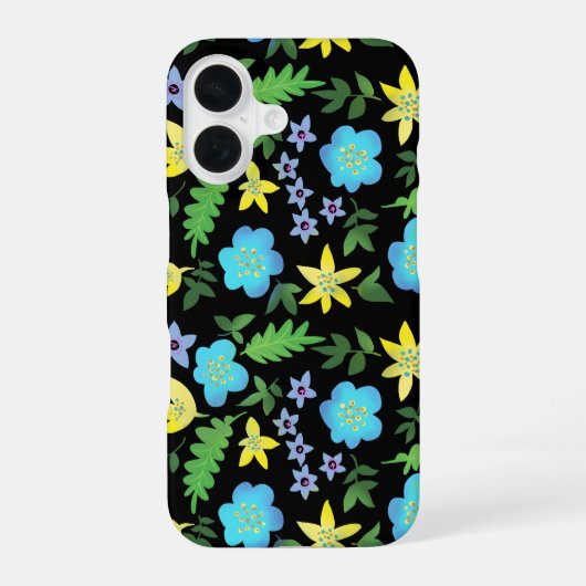 Coque iPhone 16 Fleurs de printemps (Verso)