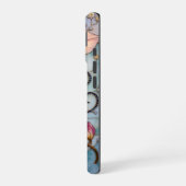 Coque iPhone 16 Fleurs d'Orchidée en Vitrail (Côté gauche)