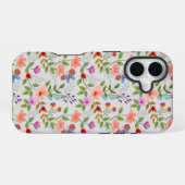 Coque iPhone 16 Fleurs Et Papillons (Verso Horizontal)