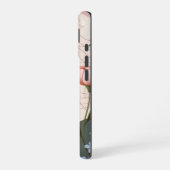 Coque iPhone 16 Fleurs roses, Motif Boho (Côté gauche)