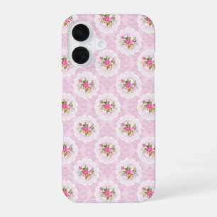 Coque iPhone 16 Fleurs vintages