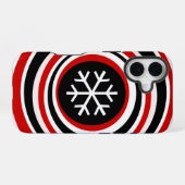 Coque iPhone 16 Flocon de neige (Verso Horizontal)