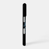 Coque iPhone 16 Flocon de neige (noir) (Côté droit)