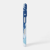 Coque iPhone 16 Flocons de neige et glace (Côté droit)