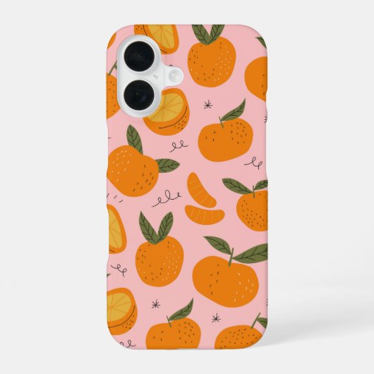 Coque iPhone 16 Floraison de Citrus (Verso)
