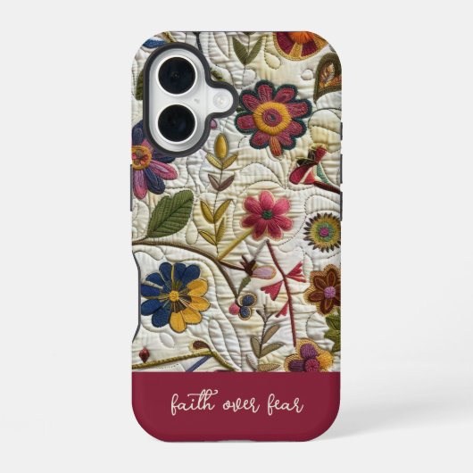 Coque iPhone 16 Floral (Verso)
