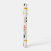 Coque iPhone 16 Floral Abstrait à fleurs rétro (Côté droit)