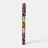 Coque iPhone 16 Flore Abstraite Néon (Côté droit)