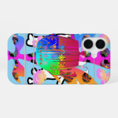 Coque iPhone 16 Flore de théière (Verso Horizontal)