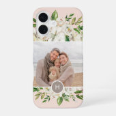 Coque iPhone 16 Flore dorée | Photo monographique (Verso)