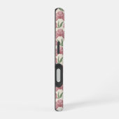 Coque iPhone 16 Flore Rose Poussiéreuse (Côté droit)