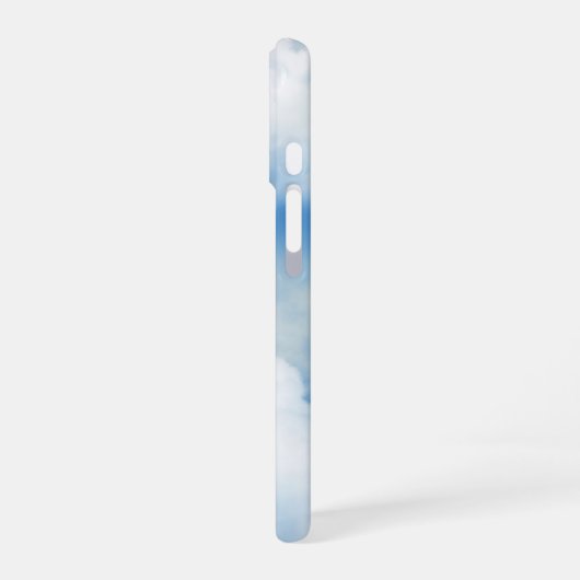 Coque iPhone 16 Fluffy Clouds (Côté gauche)