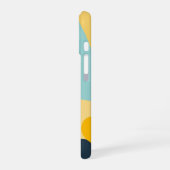 Coque iPhone 16 Fluide Géométrique Abstrait — Cadeau pour les Amat (Côté gauche)