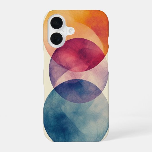 Coque iPhone 16 Flux à double orbite (Verso)