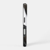 Coque iPhone 16 Flux Chrome Liquide Abstrait Métallique (Côté droit)