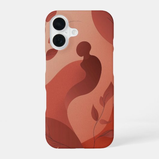 Coque iPhone 16 Flux de braise (Verso)