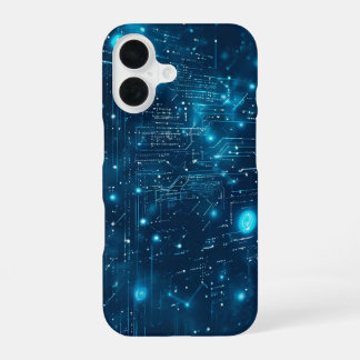 Coque iPhone 16 Flux de données lumineux