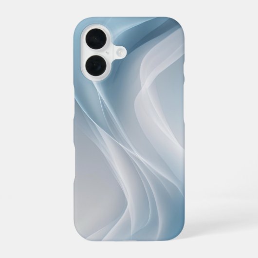 Coque iPhone 16 🎨 "Flux esthétique de fumée" (Verso)