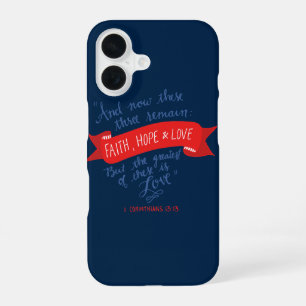 Coque iPhone 16 Foi Espérance et Amour 2