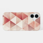 Coque iPhone 16 Fond de géométrie floue (Verso Horizontal)