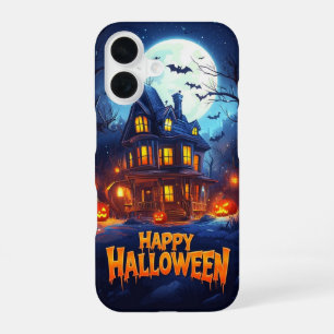 Coque iPhone 16 Fonds d'écran de téléphone Halloween pour effrayer