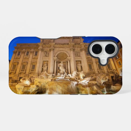 Coque iPhone 16 Fontaine de Trevi (Verso Horizontal)