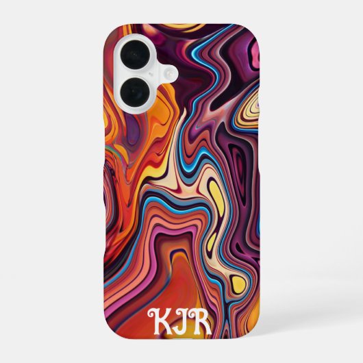 Coque iPhone 16 Fonte Volcanique #9 (Verso)